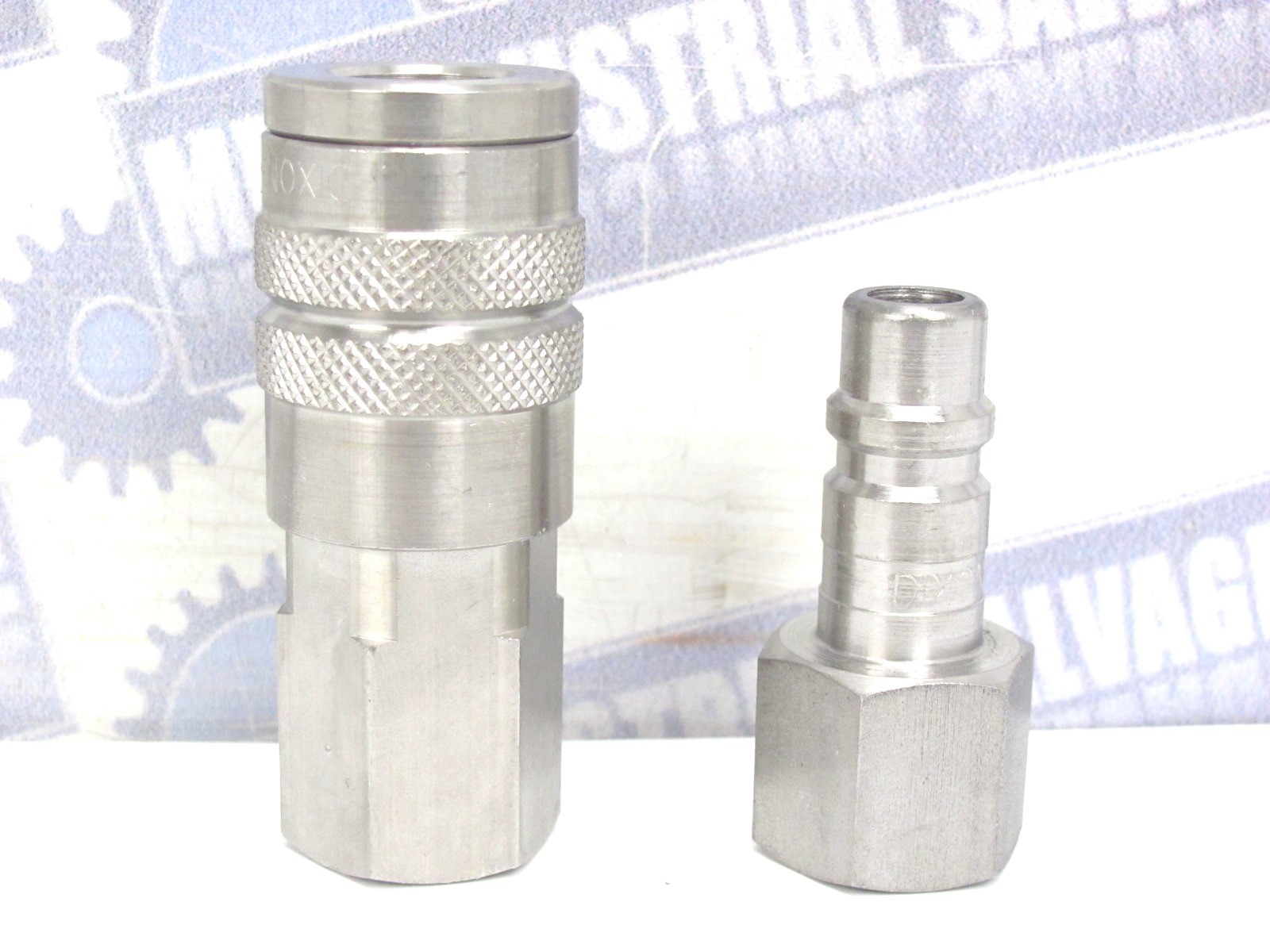 DIXON - 4FF4-S & D4F4-S - 1/2 in 303 Stainless DF QUICK DISCONNECT & NIPPLE NEW