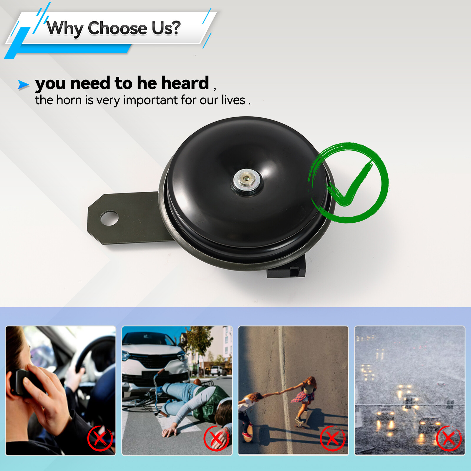 Car Horn 110db Loud Dual Tone For Toyota Lexus 86520-01050 011225881 Motorcycle