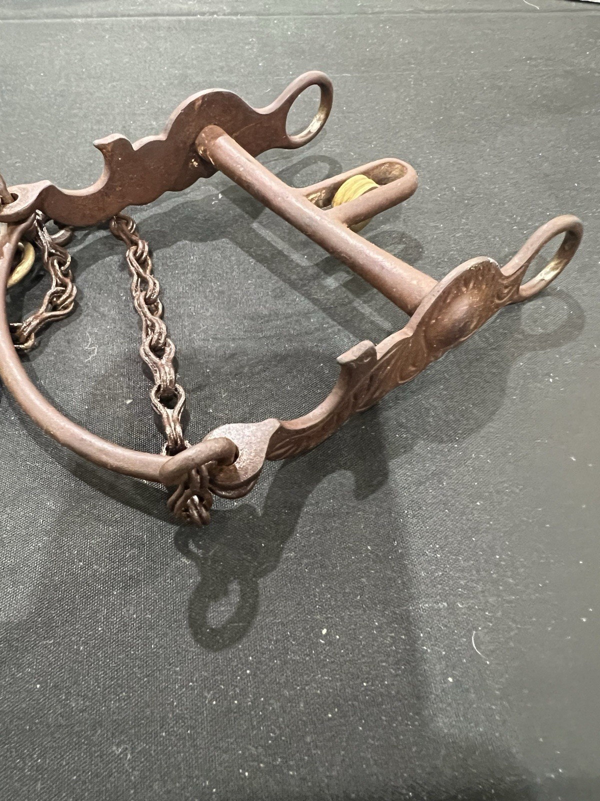 Antique Cowboy Western Bauerman Bird Bit, From Estate.