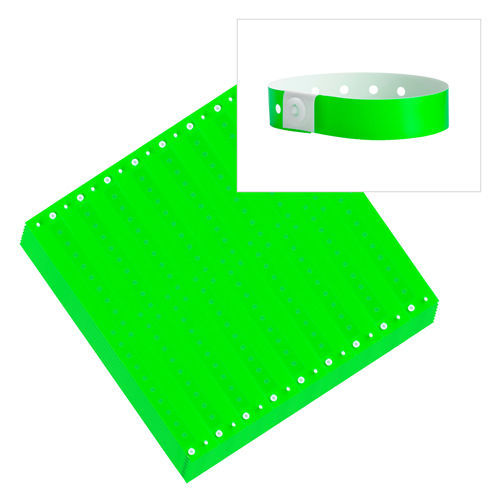Plastic Wristbands 500 or 1,000 Count - Choose your Color - Security Bracelets