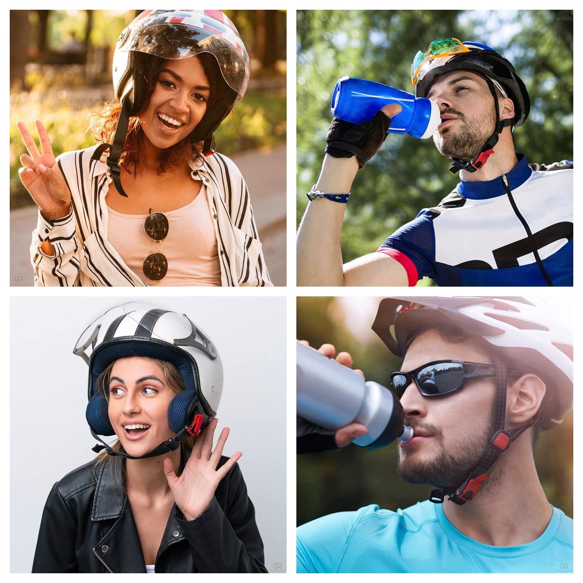 3Set Replacement Helmet Quick Release Clip Chin Strap Pull Buckle MotorcycleBike