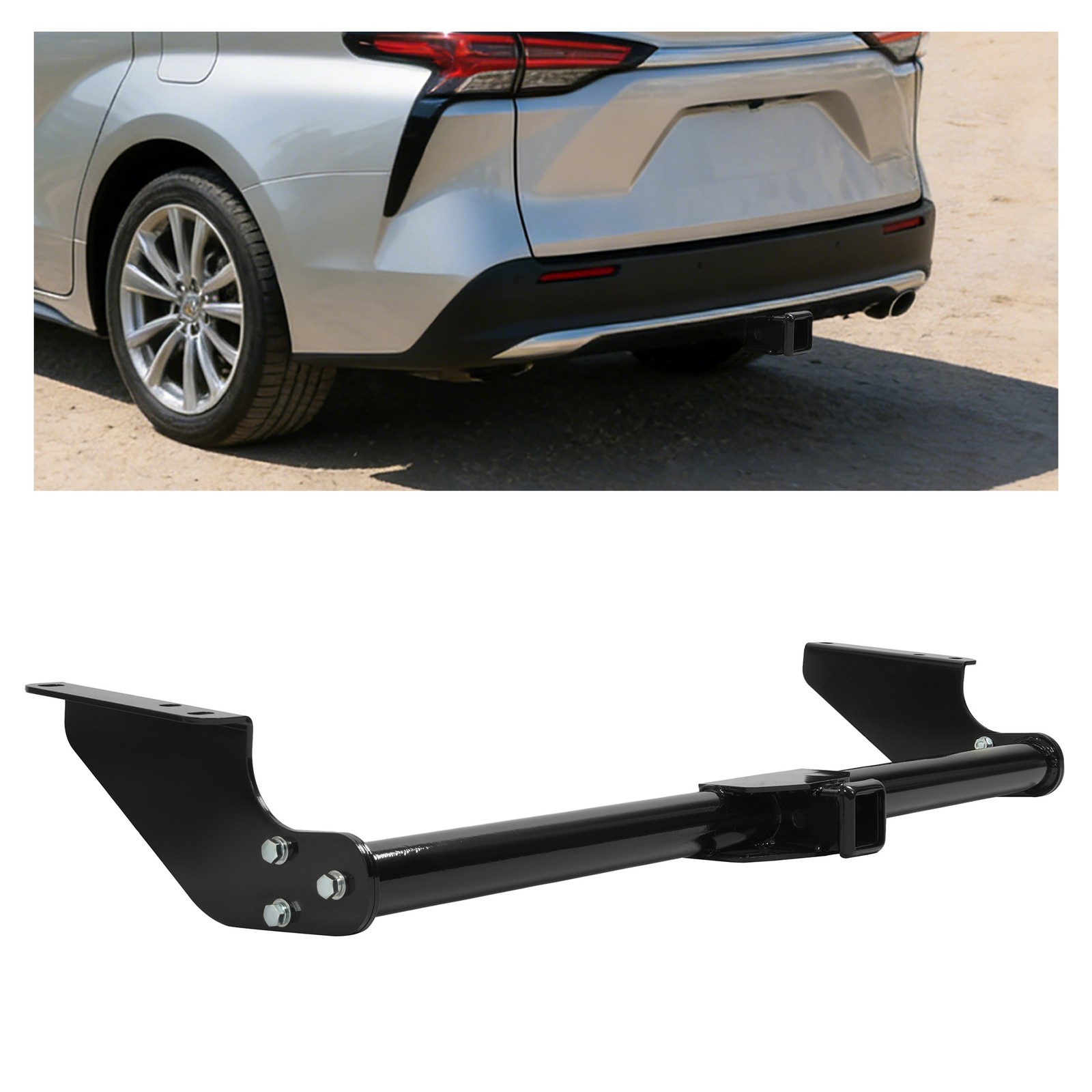 For Toyota Sienna All Styles 2021-2026 Class 3 Bumper Trailer Hitch 2" Receiver