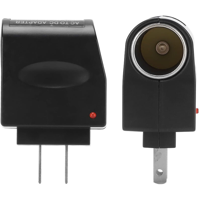 New 110V - 240V AC Plug To 12V DC Car Cigarette Lighter Converter Socket Adapter