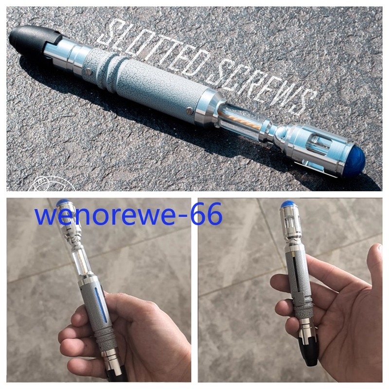 Doctor Who 10th NAWYA Replica Metal LED Sonic Screwdriver Scalable Prop Collect