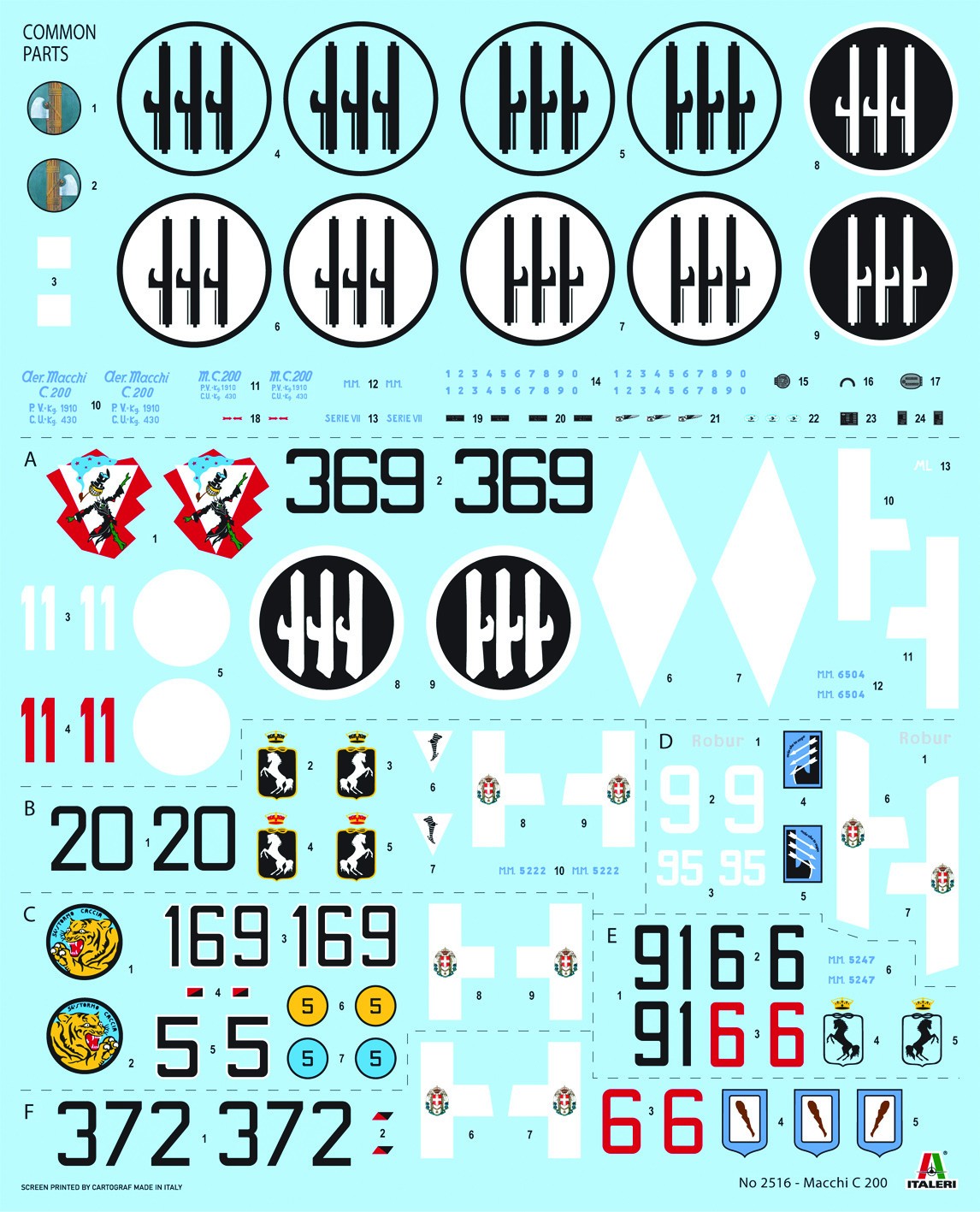 Italeri 1/32 Macchi MC.200 Saetta Kit #2516