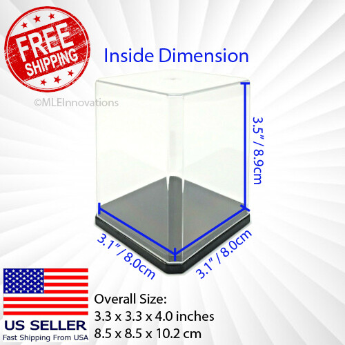 Display Case Box Small Large Step Stackable Dustproof Model Car Lego Hot Wheels