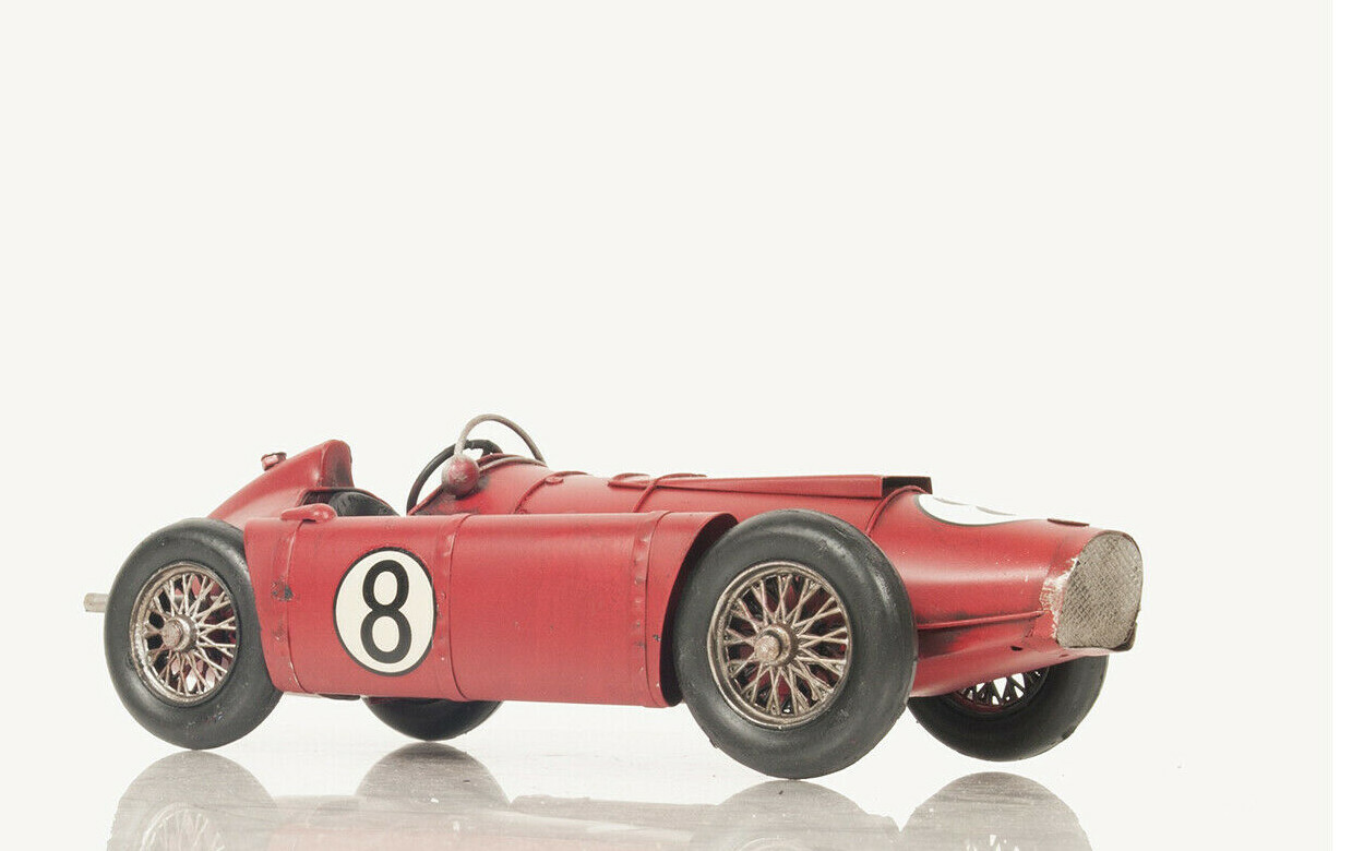 1954 Ferrari Lancia D50 Metal Model 13" Grand Prix Formula One Racing Car New