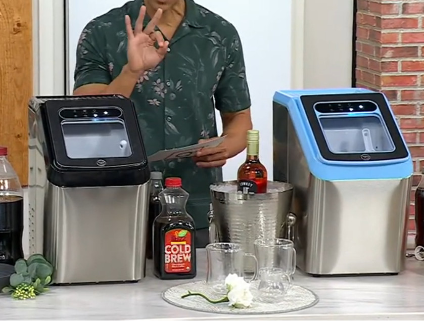 Technique 72-lb Countertop Nugget Ice Maker Stainless Top Open-box Sale(2-Aisle)