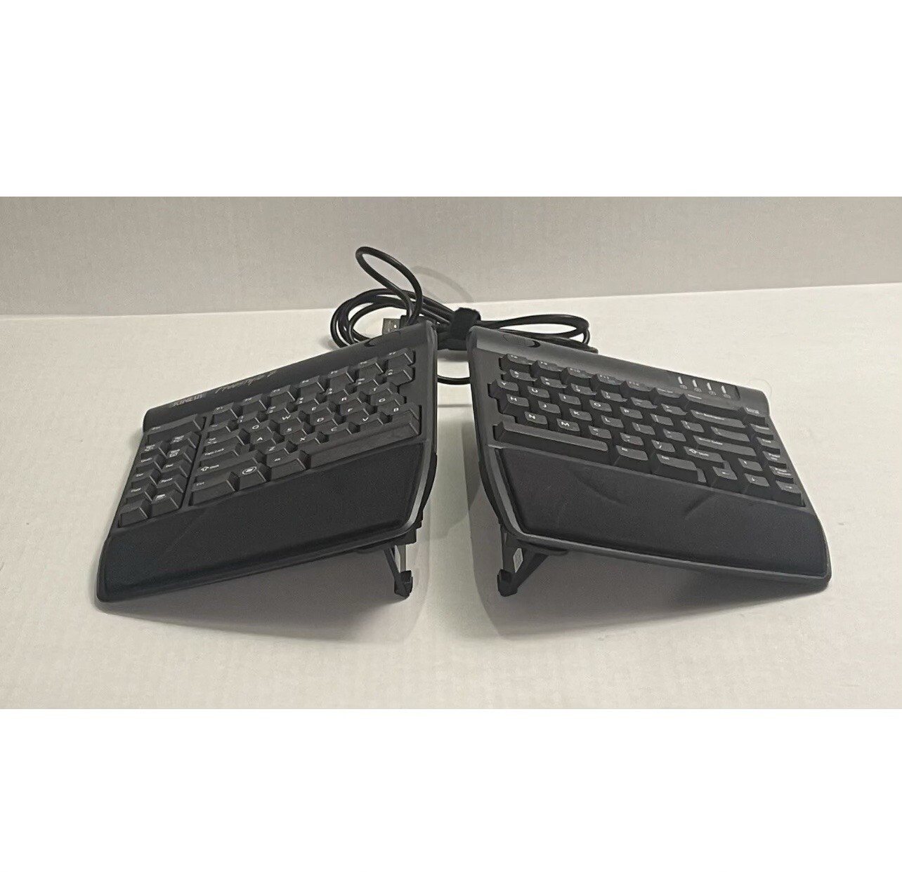 Kinesis Freestyle 2 Ergonomic Split Keyboard KB800, Lifters & Number Keypad