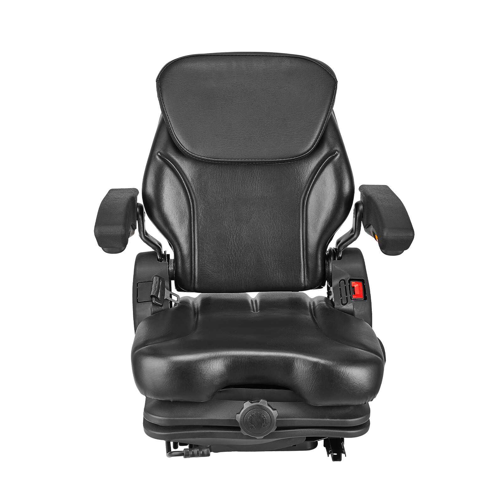 Forklift Seat Tractor Suspension Seat Fold Down Adjustable Back & Headrest