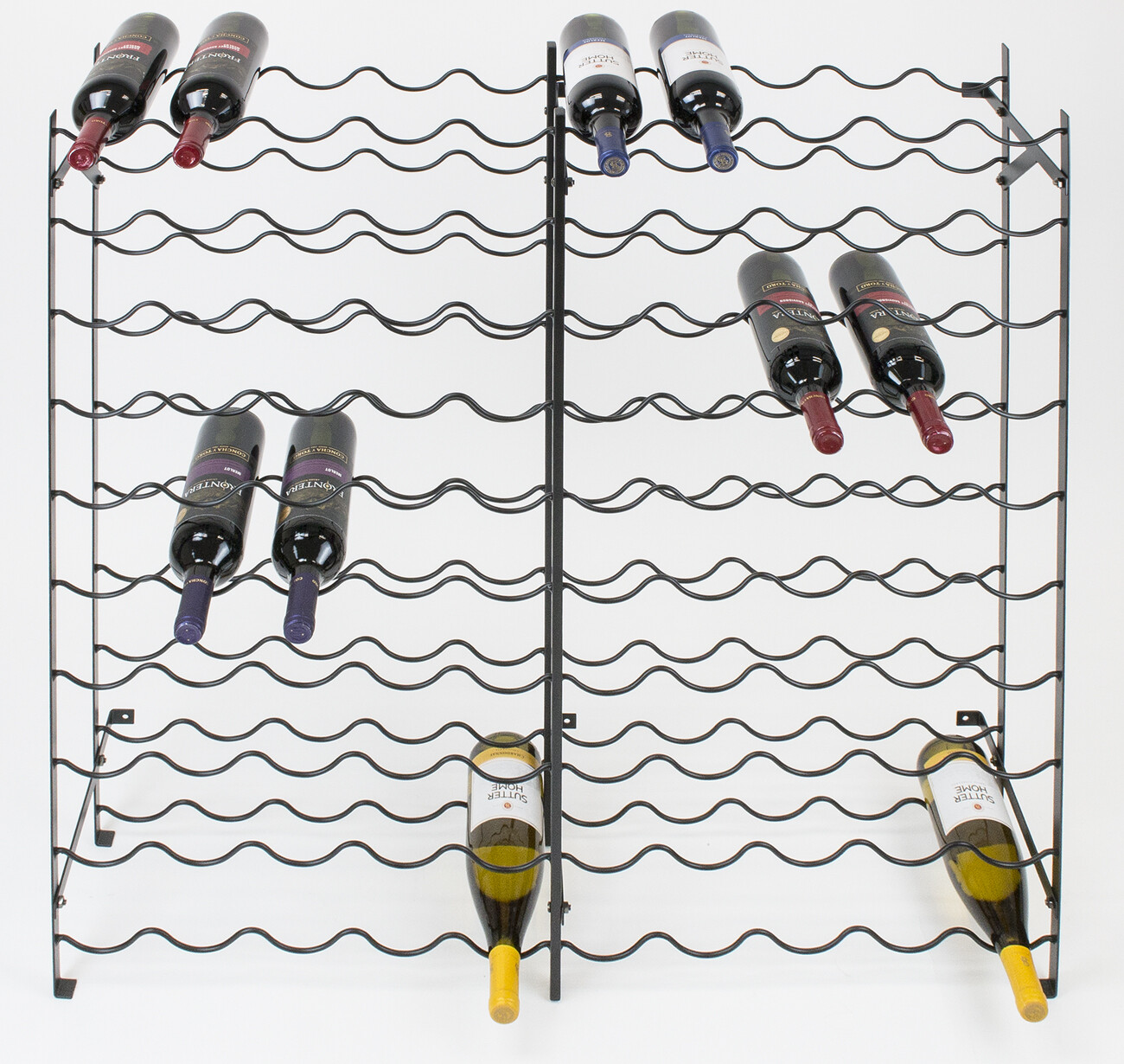 Floor Stand Wine Rack -Upto 150 Bottle Large Capacity Free Standing Wine Storage