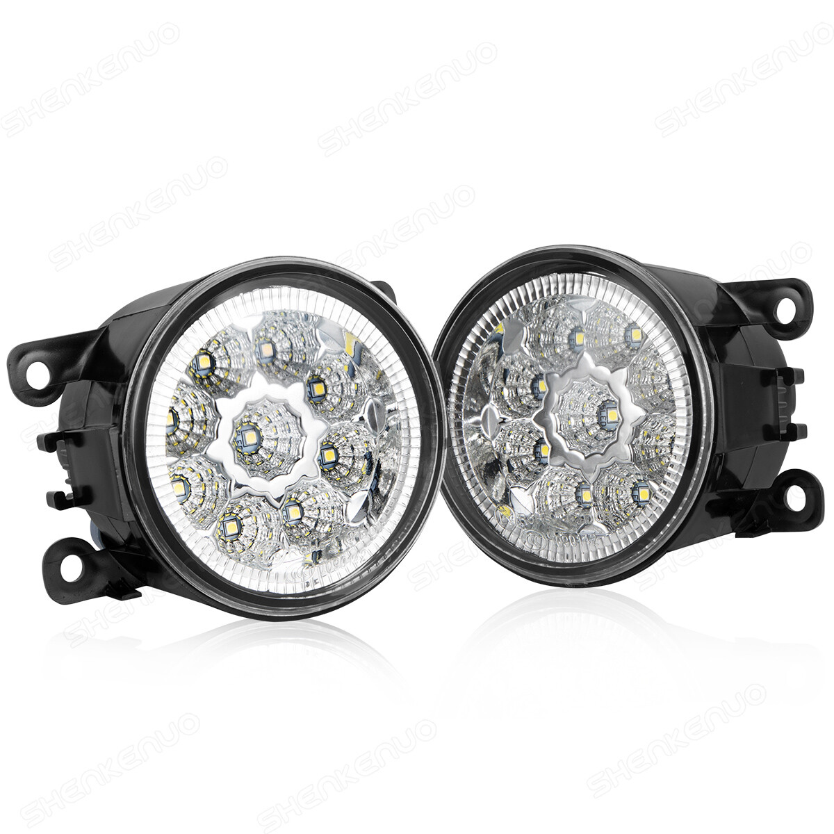 Pair Fog Lights Fit For 2007-2014 Chevy Tahoe Avalanche Suburban GMC With Bulbs