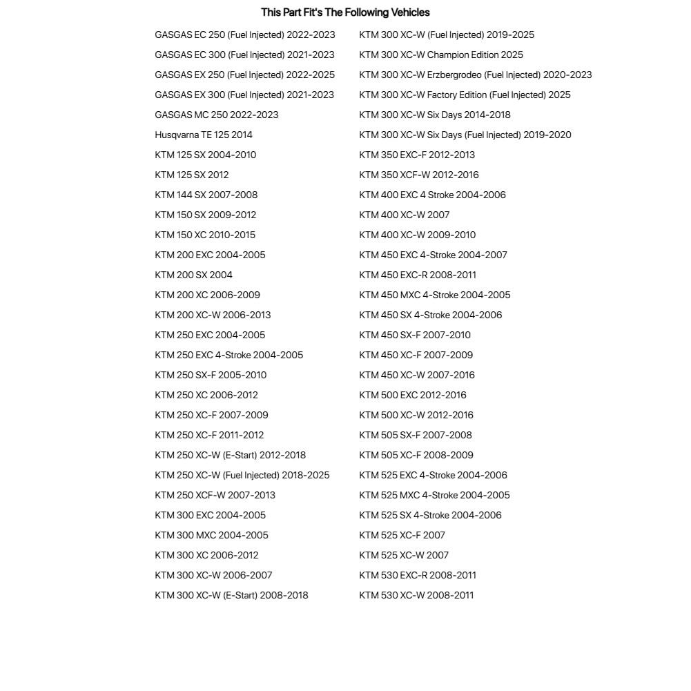 Tusk Rear Motorcycle Steel Braided Brake Line Orange For KTM 250 XC 2006-2012