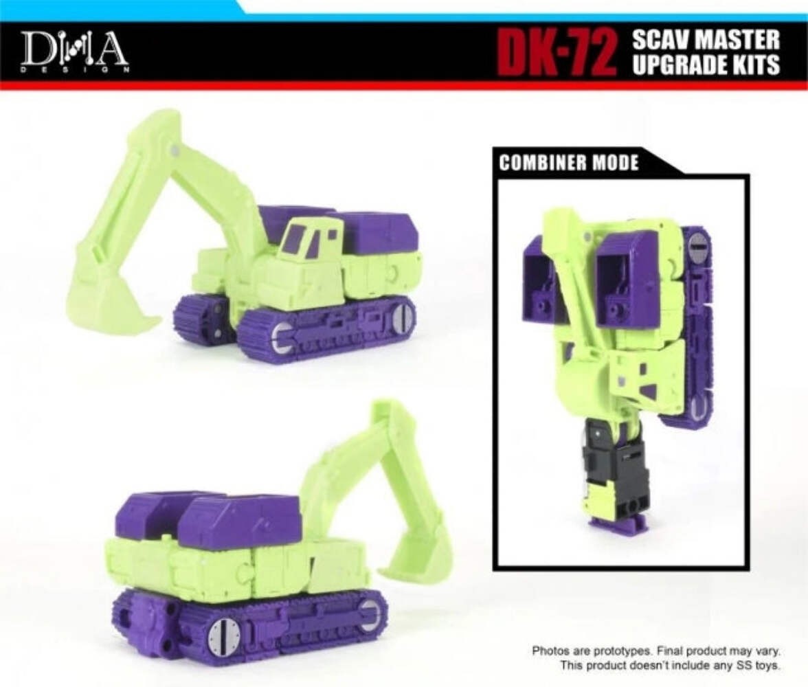 DNA Design DK-72 Scav Master Upgrade Kit SS Scavenger US SELLER