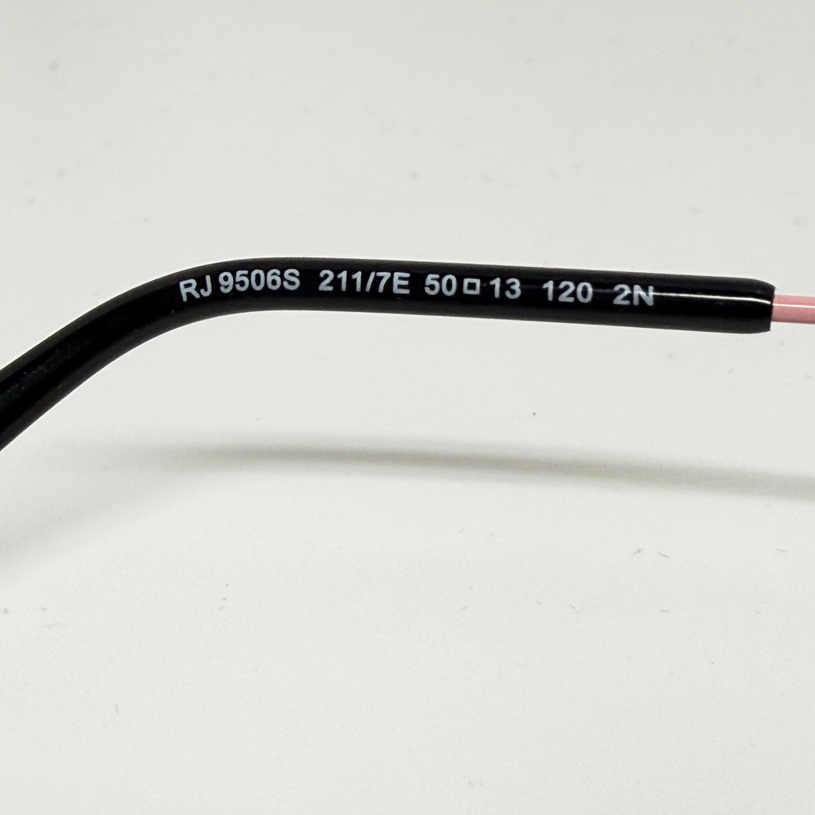 Ray-Ban Junior RJ9506S 211/7E Kids Aviator Sunglasses Pink Metal Frame 50 21713