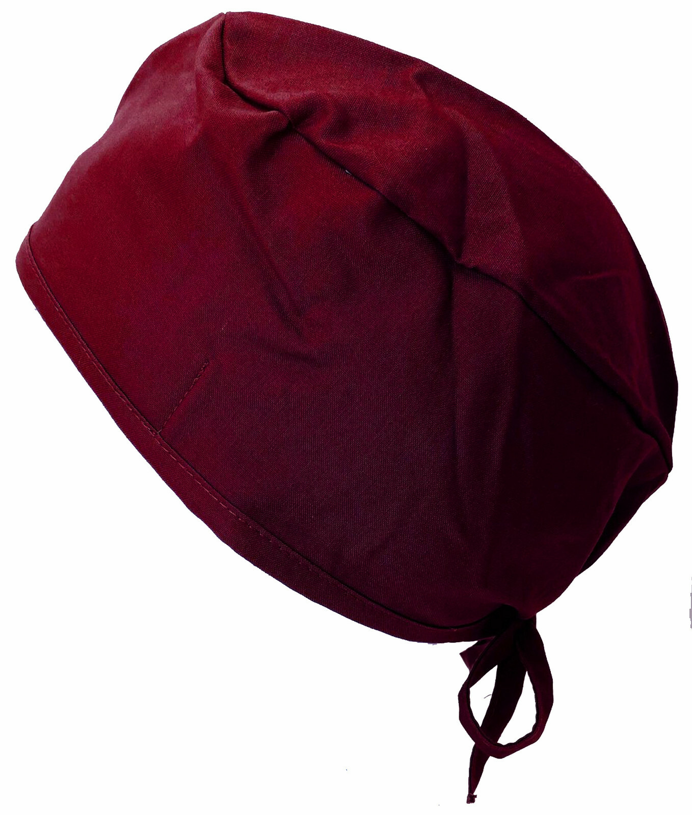Scrub Cap Nurse Scrubs Hat Nursing Doctor Surgical Nurses, Cotton, Solid Maroon
