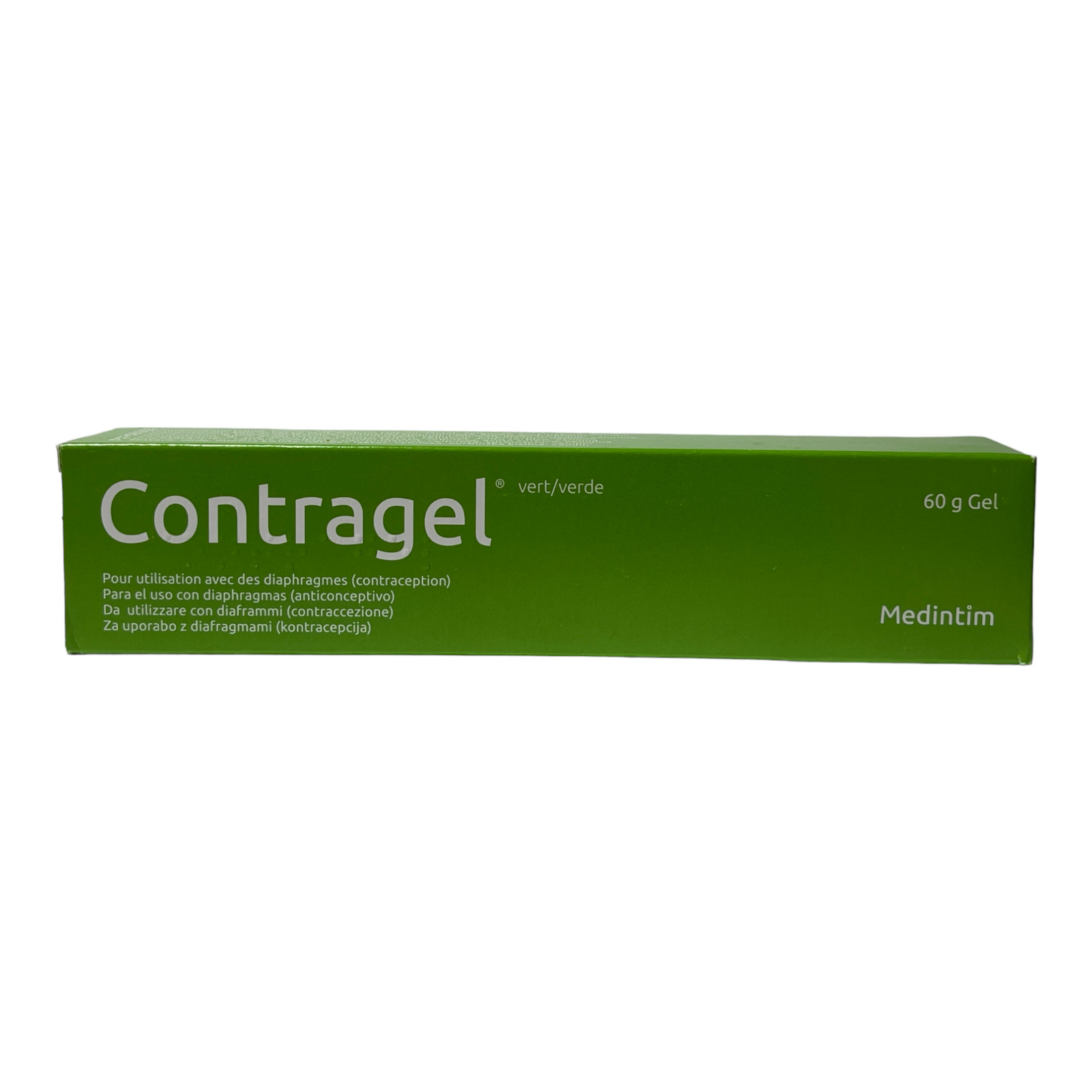 Contragel @ Green Contraceptive Gel for diaphragms (contraception) 60g 02/2027