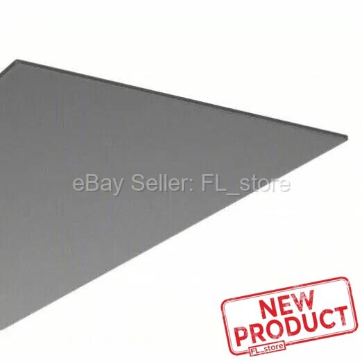 1/16" Thick Black Plastic Sheet High Density Polyethylene 24" L X 24" W HDPE NEW