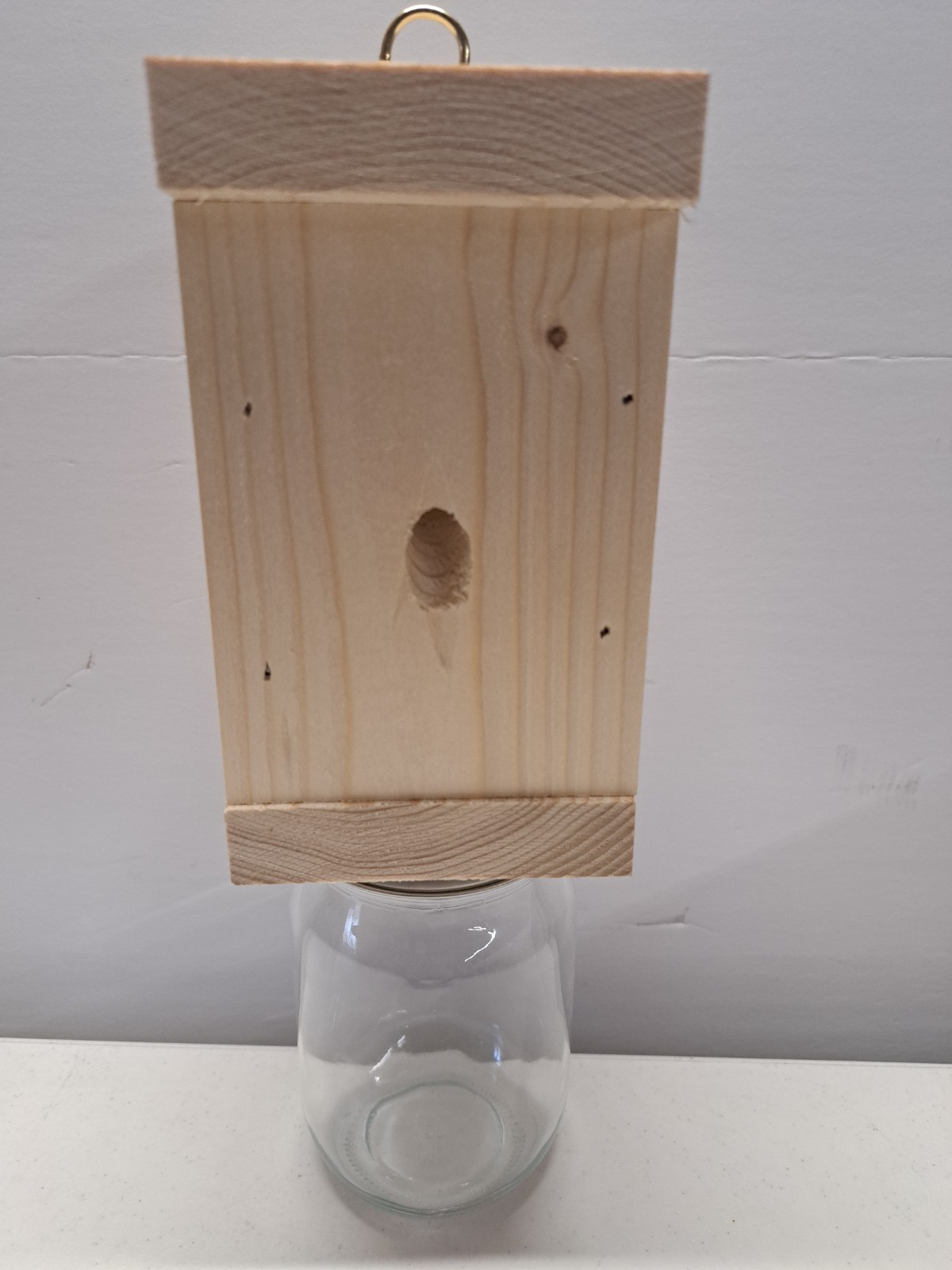 Handmade Pine Carpenter Bee Trap