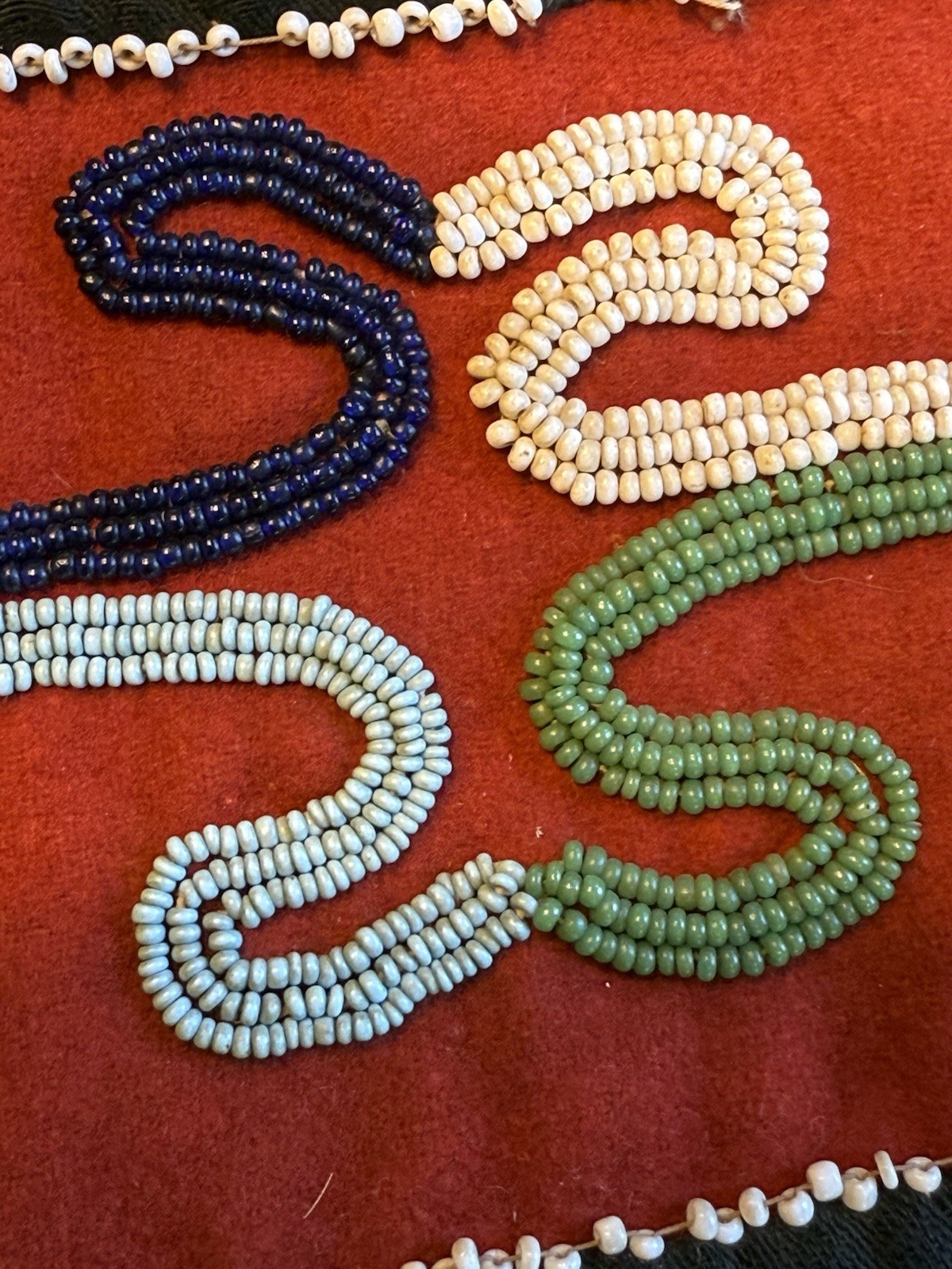 Antique Late 1800’s Tlingit Beaded Belt