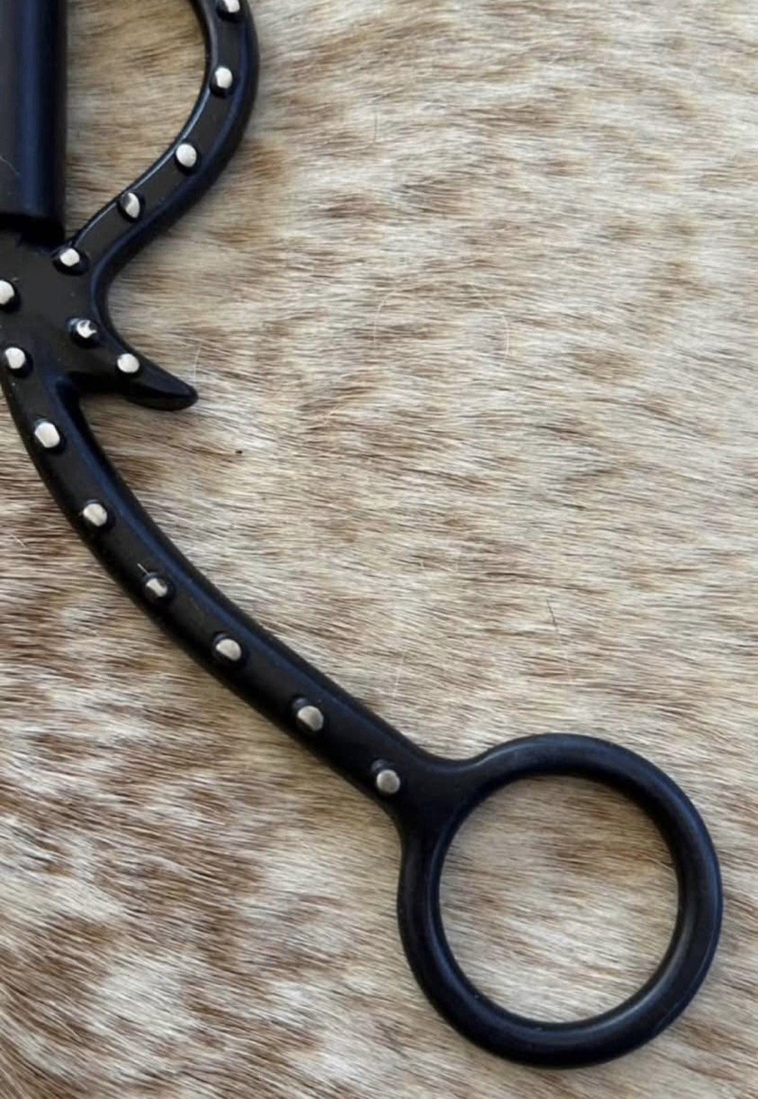 5” Mouth Hinge Port Medium Shank Copper Roller Horse Bit