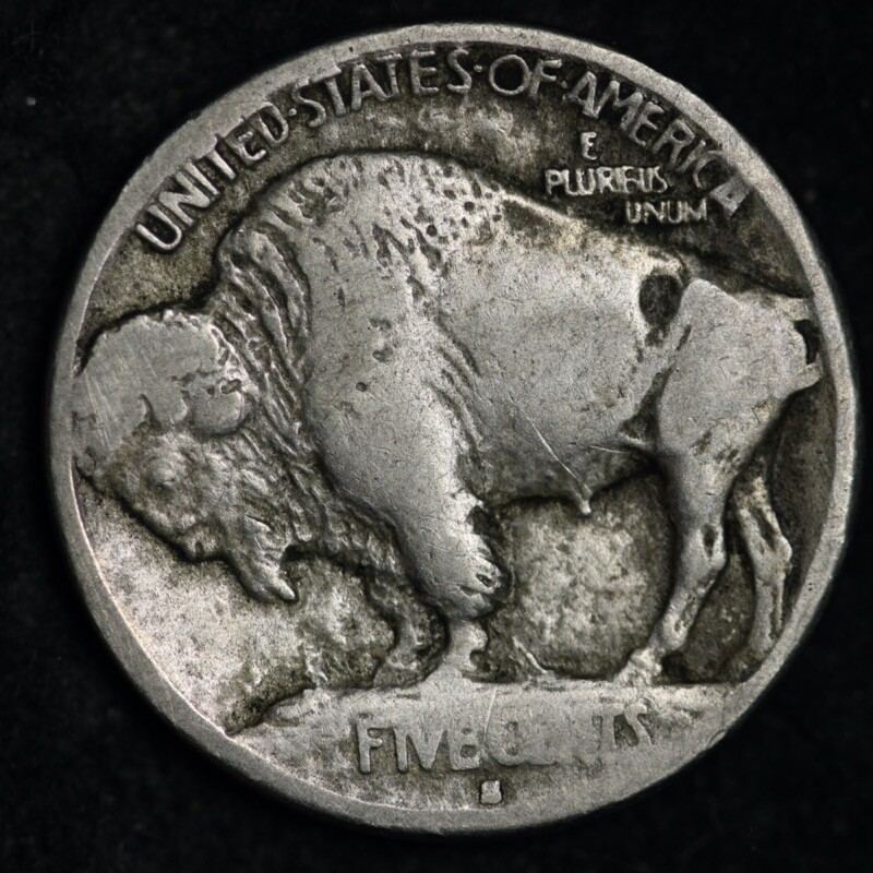 1913-S TYPE 1 Buffalo Nickel G / VG  FREE SHIPPING
