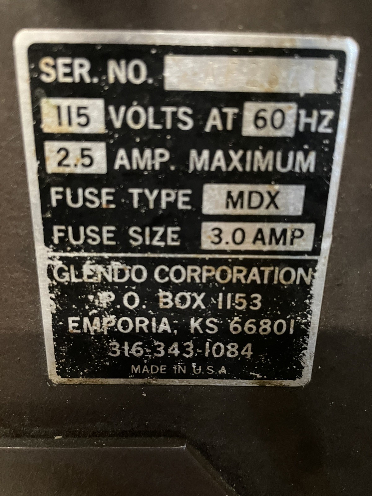 GLENDO ACCU FINISH SERIES II CARBIDE GRINDER / SHARPENER