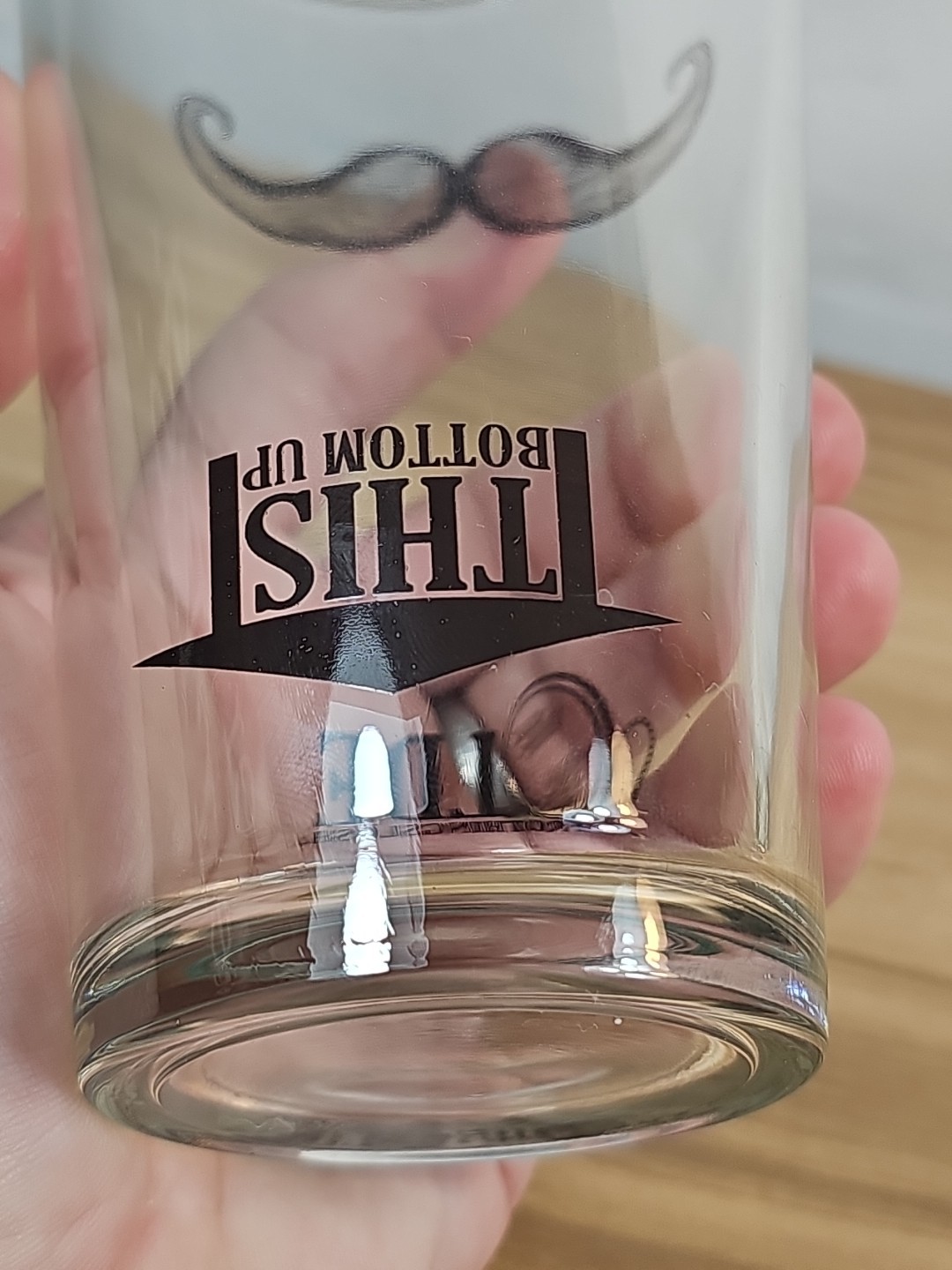 HTF Olde Frothingslosh Mustache Beer Glass
