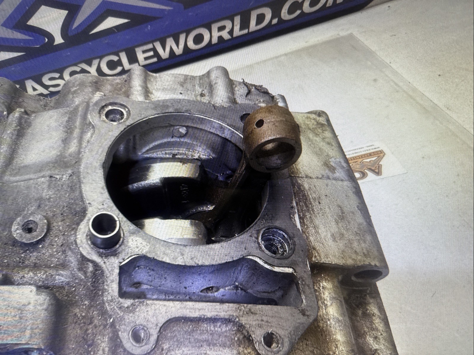 E1-2 Bottom Engine Motor Crankshaft 08 Yamaha Raptor 250 Atv YFM R Free Us Ship