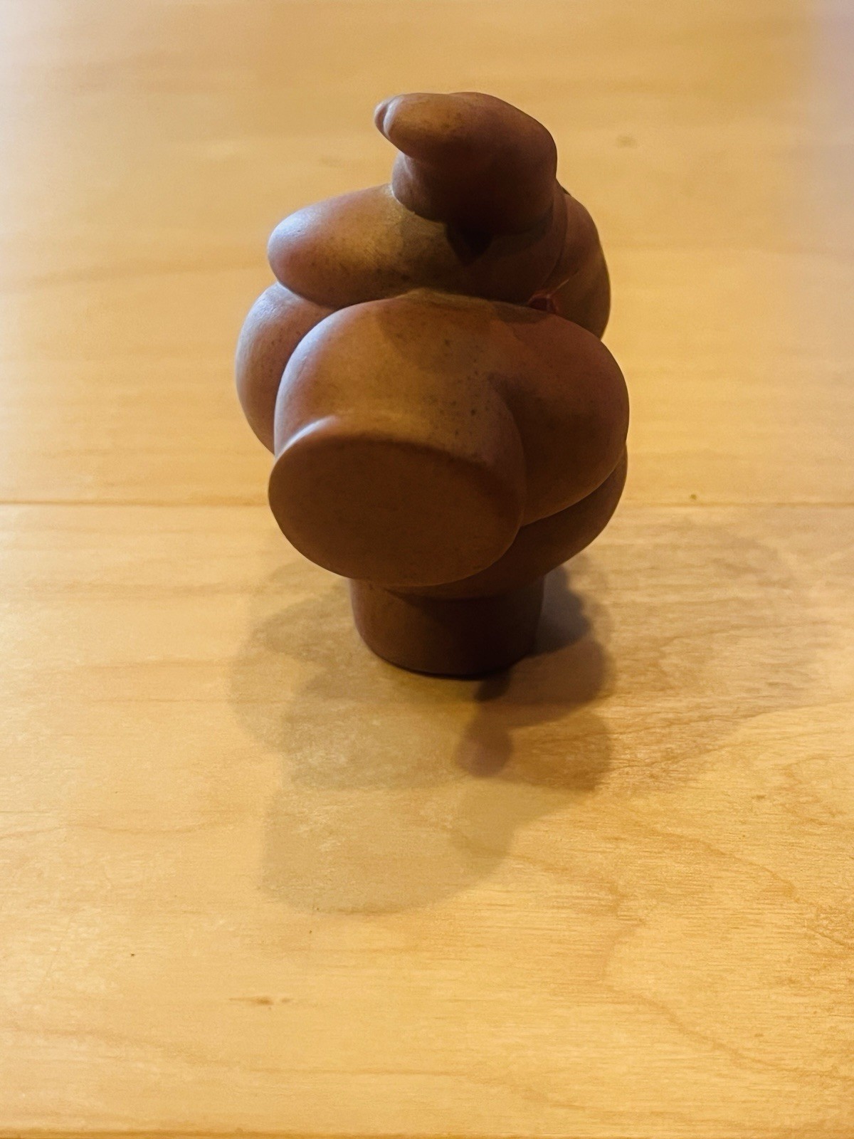 Japanese Sumo Wrestler Figurine Ceramic Shiko Pose Funny Japan Decor BIN A