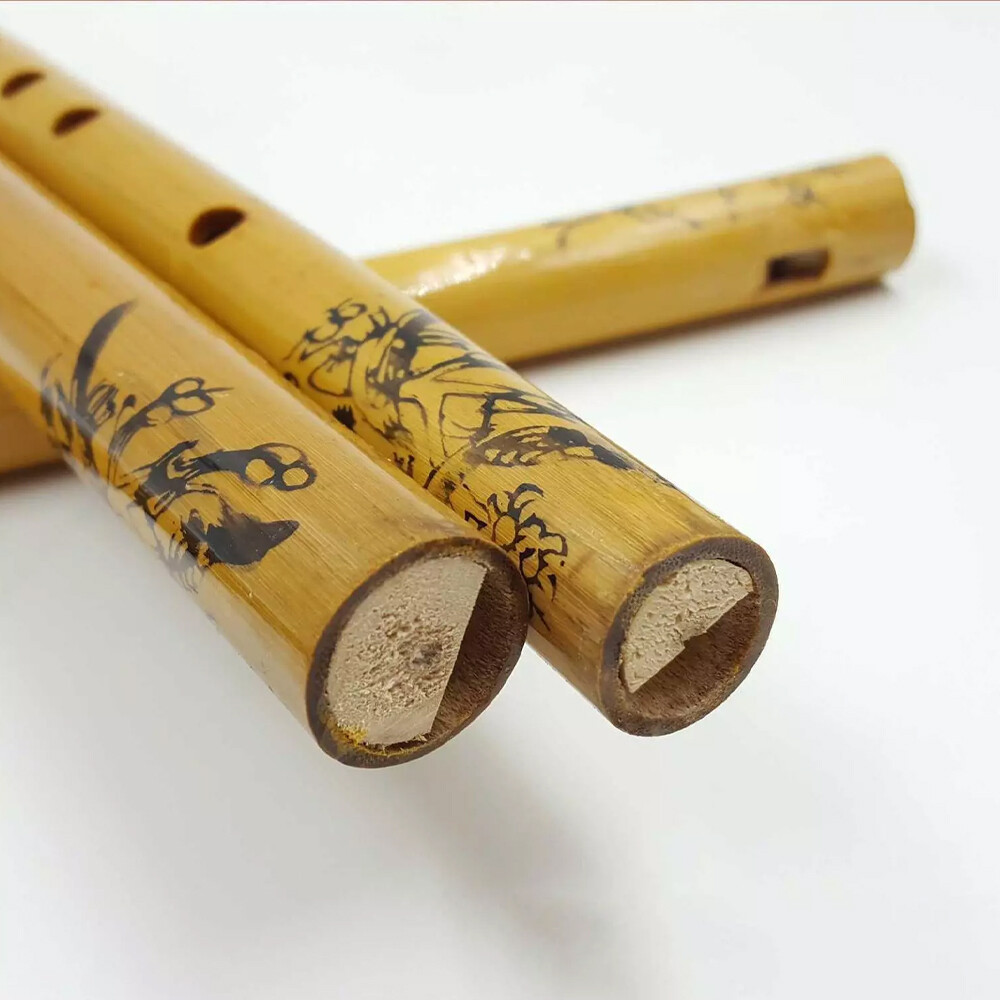2 x Finest Vertical Bamboo Flute Xiao Chinese Woodwind