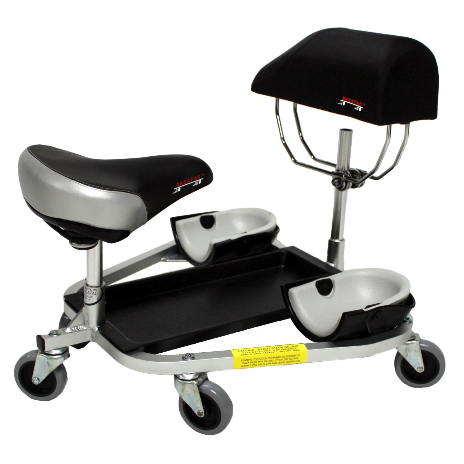 Racatac Kneeling Sitting Creeper with 3" Casters & Chest Support, USED