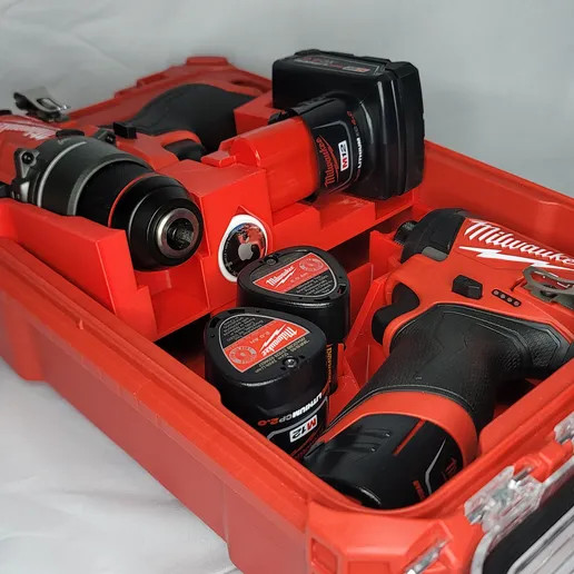 Insert For M12 Drill & Impact Gen 3 Milwaukee Packout 48-22-8435 Hidden AirTag