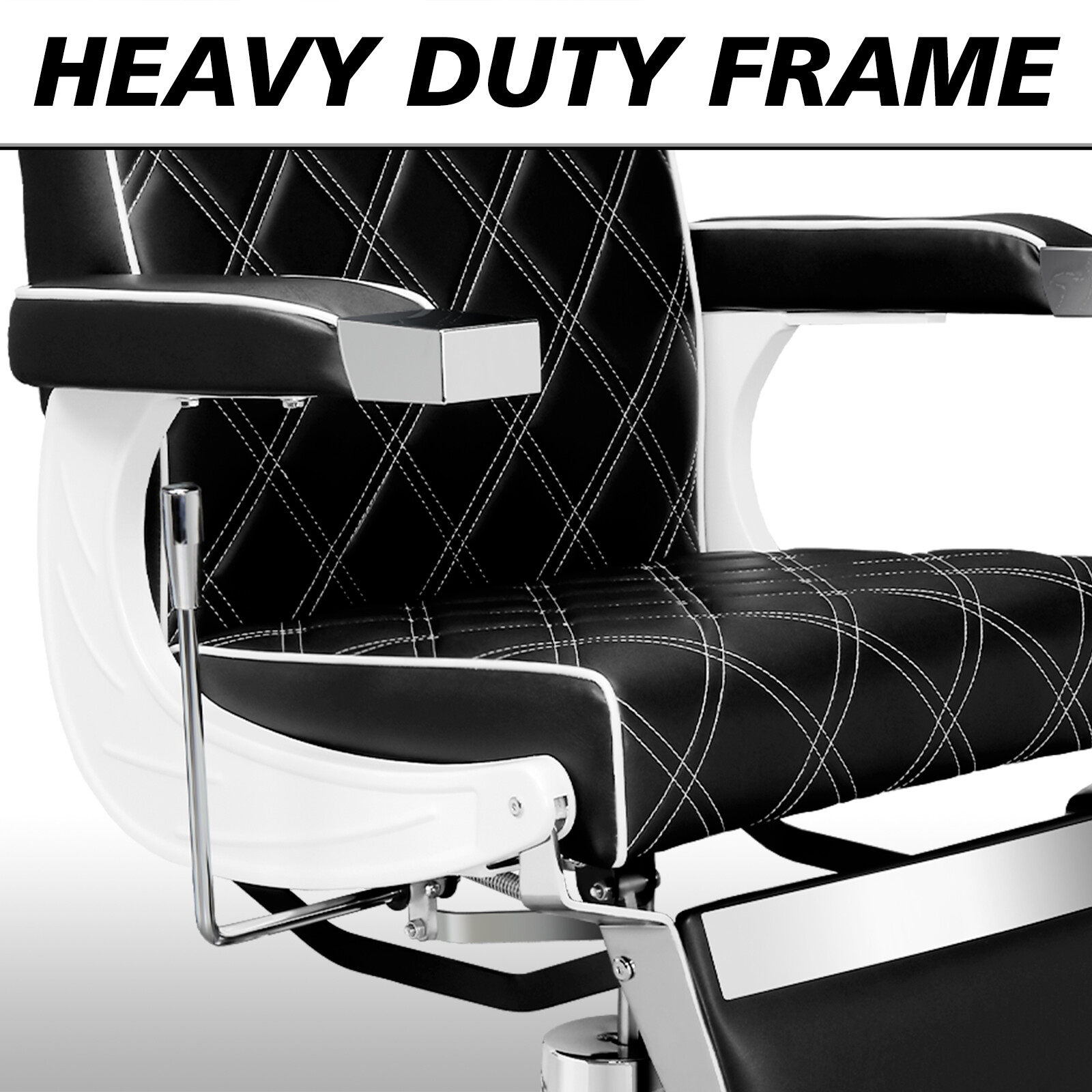 Heavy Duty All Purpose Hydraulic Barber Chair Vintage Recline Salon Beauty Spa