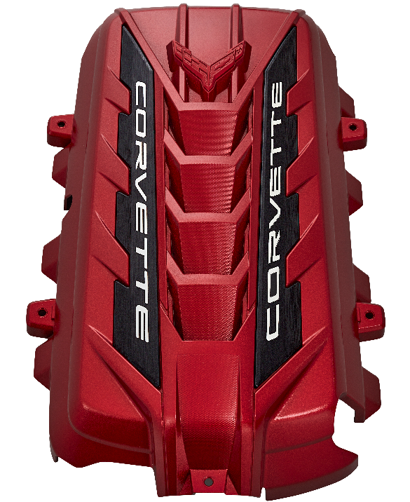 2020-2023 Corvette C8 Engine Cover in Edge Red GM NEW OEM 12697368