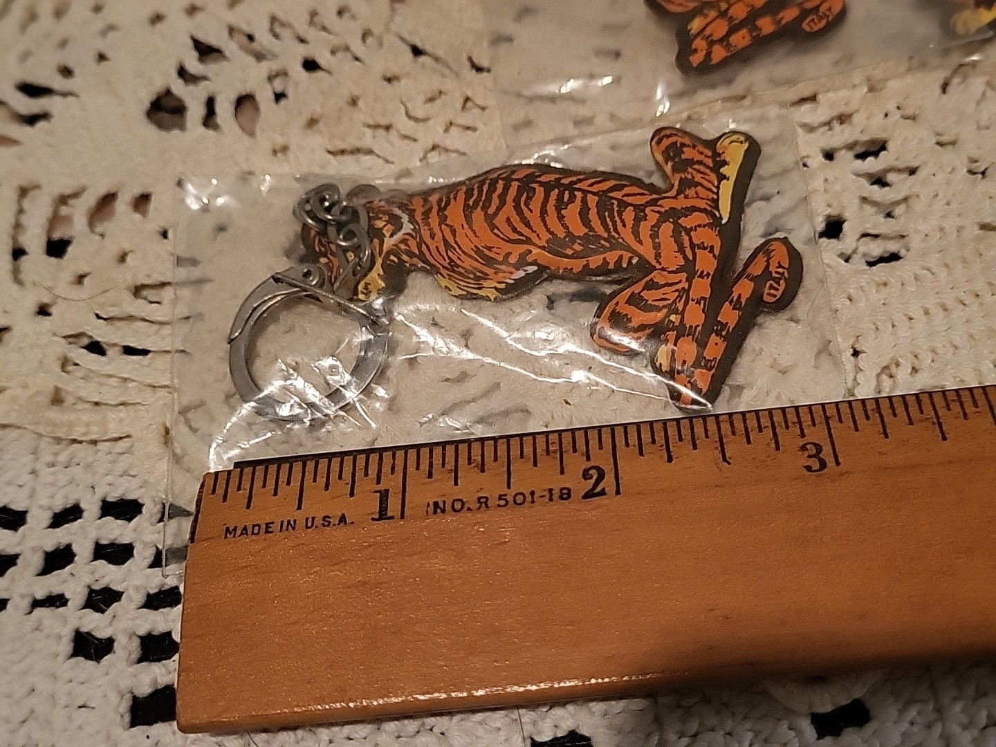 Vtg Esso Exxon Tiger in your Tank Keychains Advertising Sealed New Old Stock