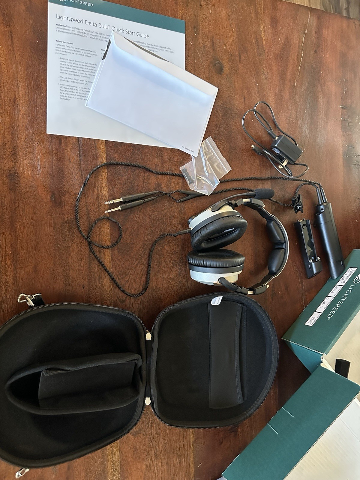 Lightspeed Delta Zulu 4074 Dual GA Headset