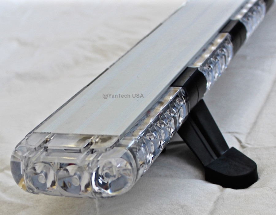 56” Amber LED Lightbar Tow Truck Plow Roll Back Police w/Alley,Brake&Turn Signal