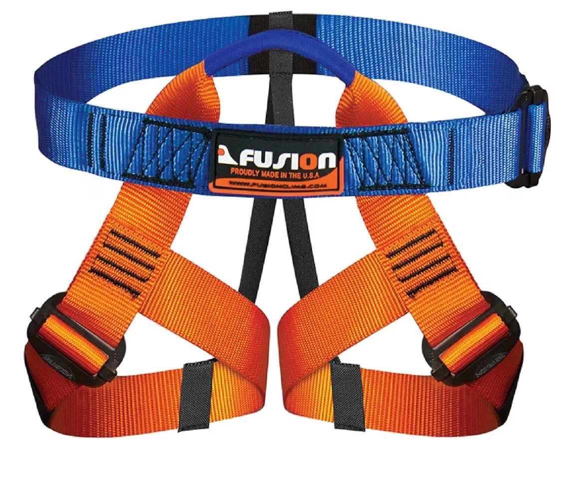 FUSION Climbing Half Body Harness - Size Small Model KH-103 YOUTH *NEW