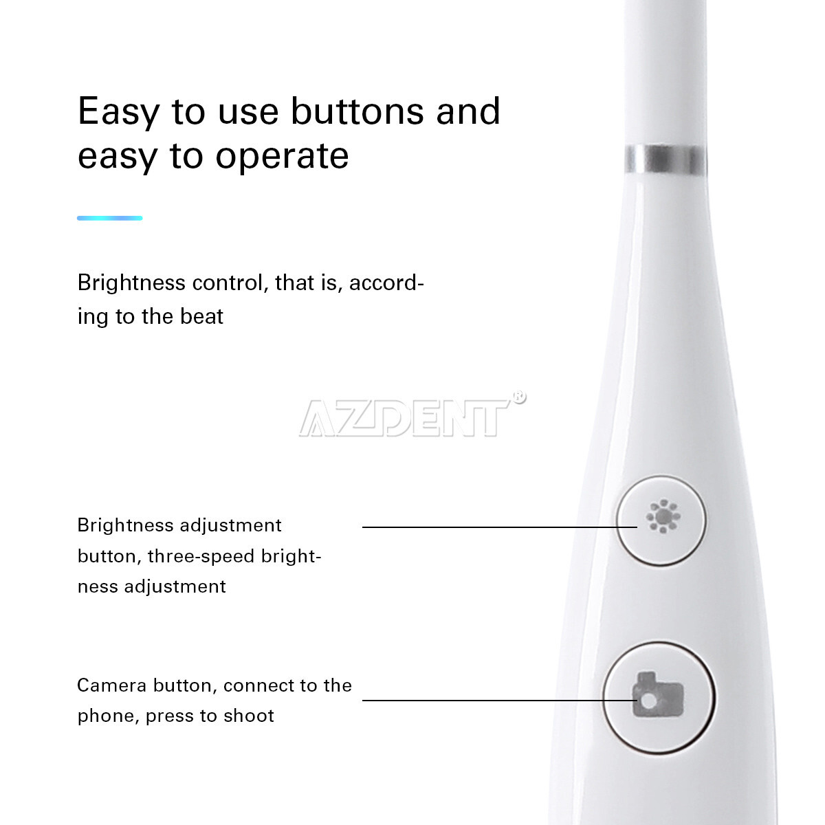 Dental Intraoral Camera USB Digital Imaging Intra Oral HD Camera 8 LED light