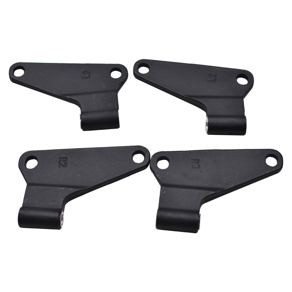 FOR 2007-2018 Jeep Wrangler JK Body Door Hinge Replacement Set Powder Coat 16pcs