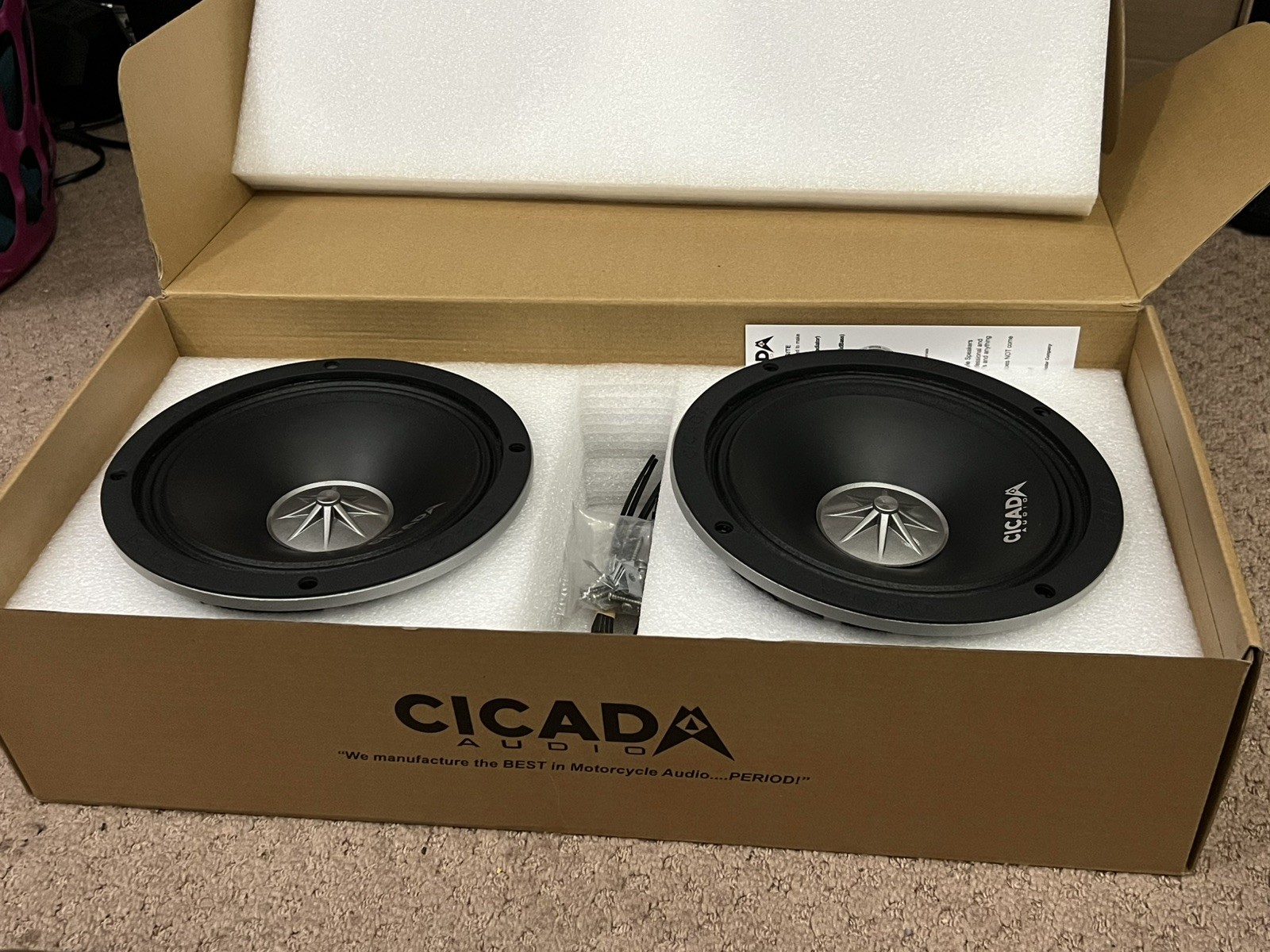 Cicada Audio CM8.2 - Mid-Bass 8-inch - 2 Ohm, Pair