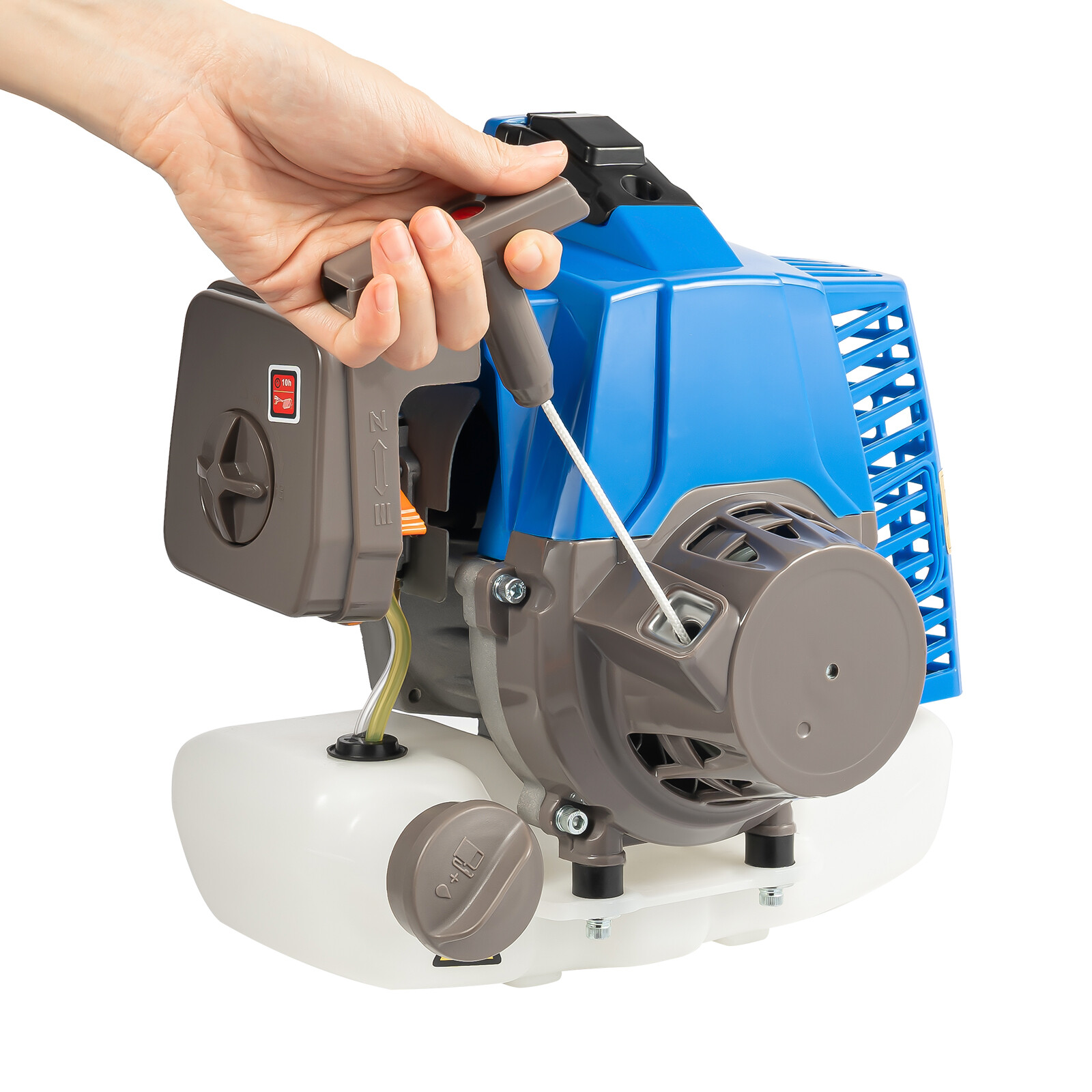 63cc 3hp Gas Powered Post Hole Digger Earth Auger with 12-Inch Bit