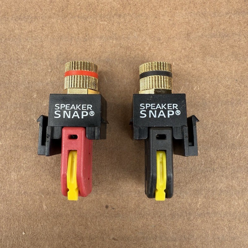 25 Pairs / 50 Pieces Speaker Snap Keystone Binding Posts