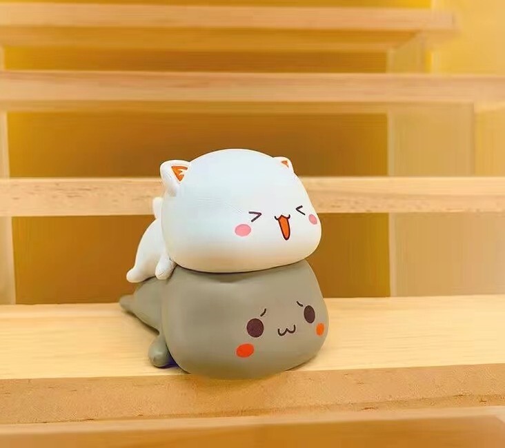 Season2 Peach and Goma MITAO-CAT Sweet Lovely Figure Art Toy Desktop Deco Gift