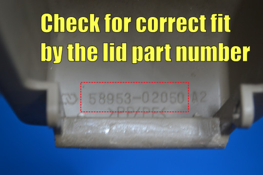 1999-2001 Corolla Center Console Hinge Replacement with Support Arms