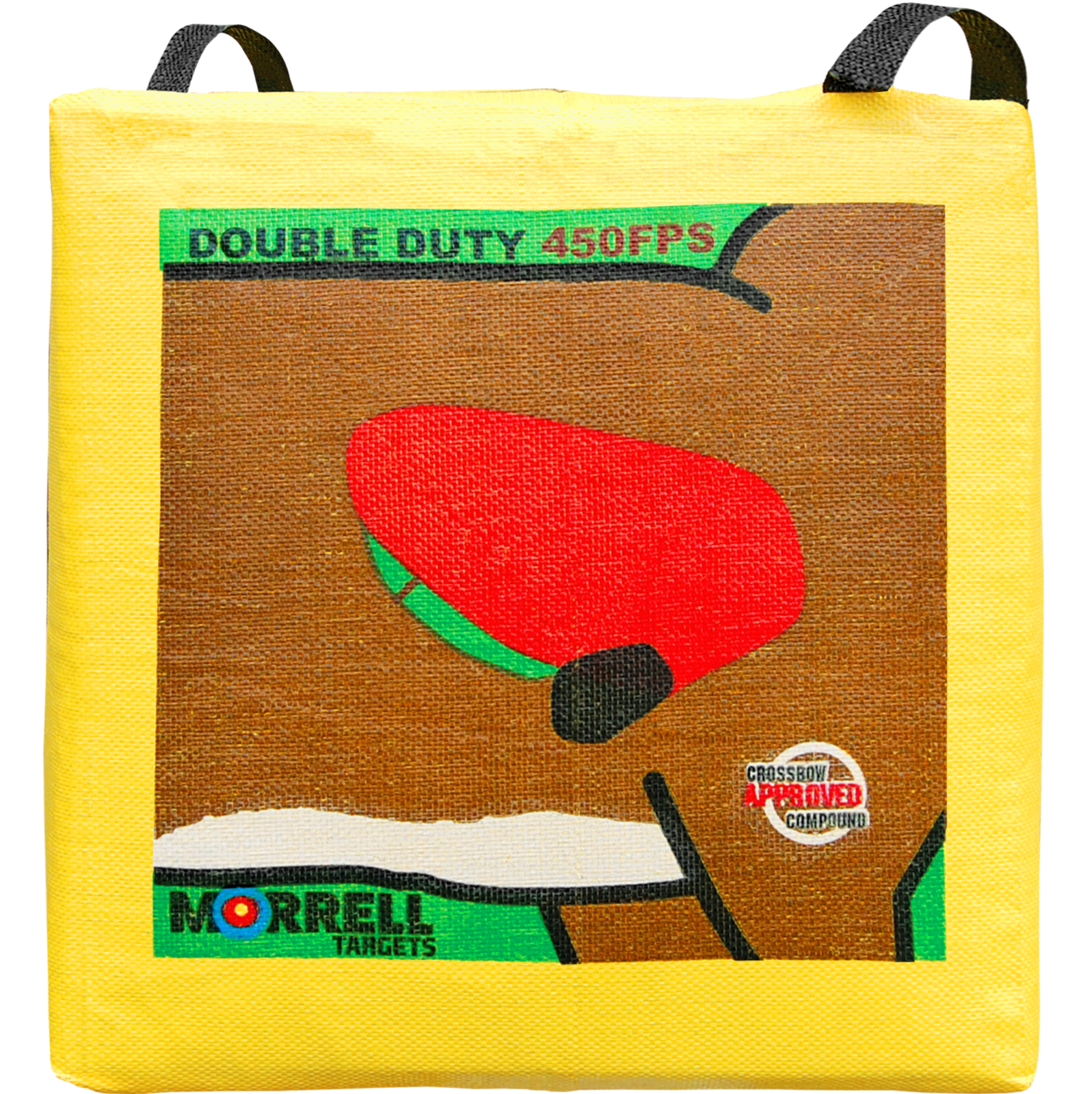 Morrell Double Duty Archery Target Crossbow Compatible | 4 Sided Shooting