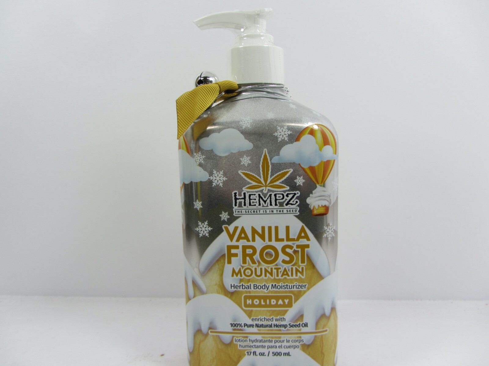 HEMPZ VANILLA FROST MOUNTAIN HOLIDAY HERBAL BODY MOISTURIZER LOTION