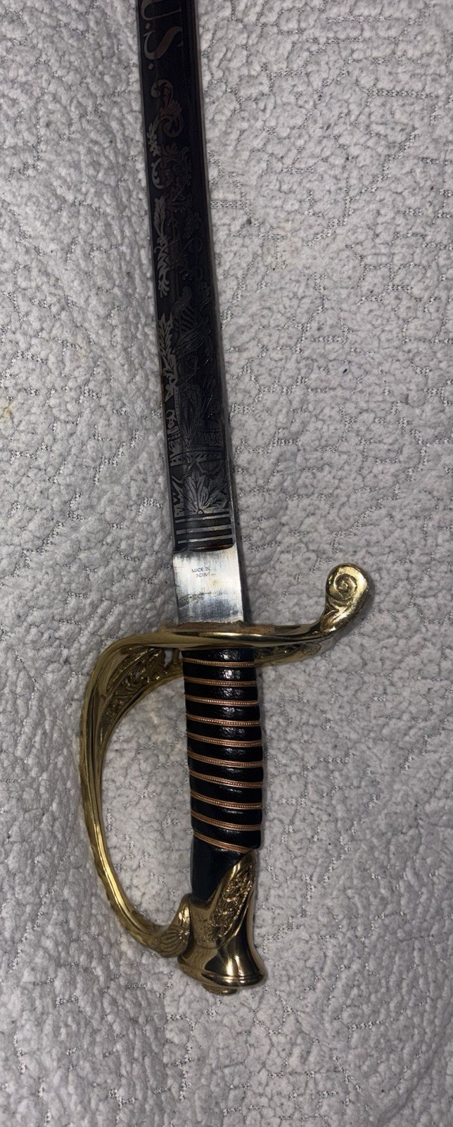 A High Quality Reproduced Model 1850 Staff & Field Officer Sword w/ Scabbard