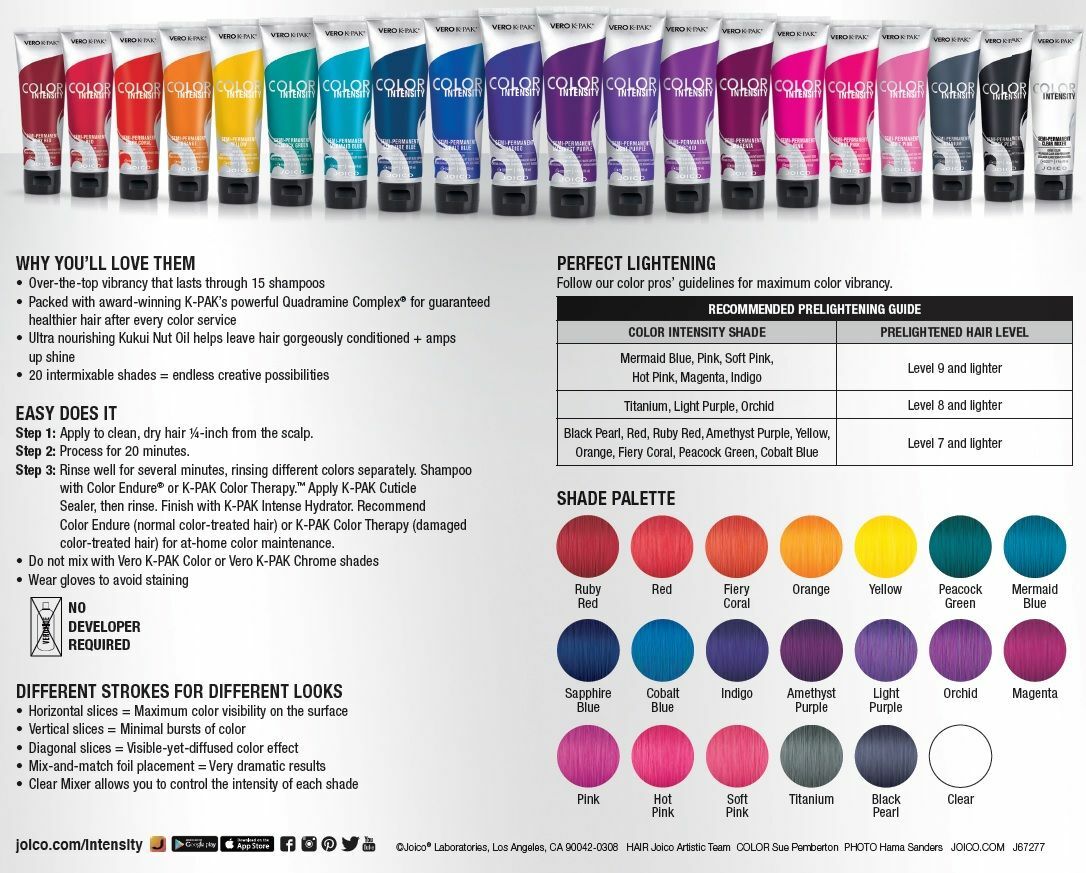 JOICO COLOR INTENSITY SEMI PERMANENT 4 oz PICK YOUR COLOR!